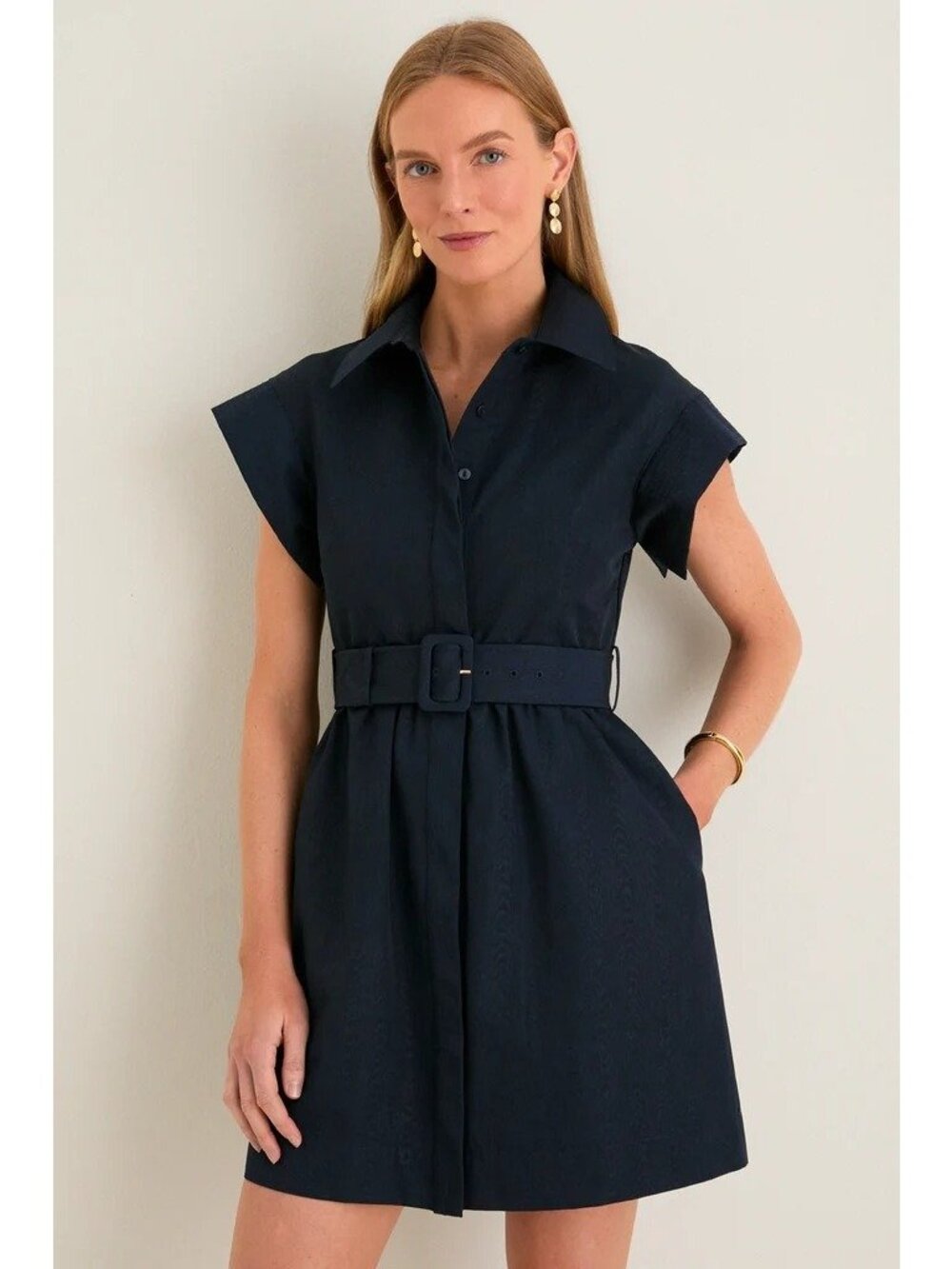 TUCKERNUCK Chloe Mini Dress Navy Size LARGE
